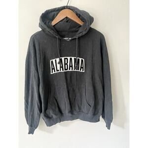 American Crown Men's Alabama Sweatshirt Hoodie Large Gray Pullover Academia